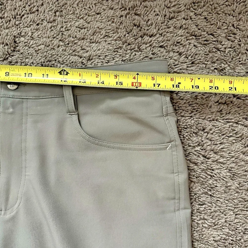 FootJoy FJ Men's Golf Athletic Fit 35x34 Gray Performance Moisture Wicking Pants